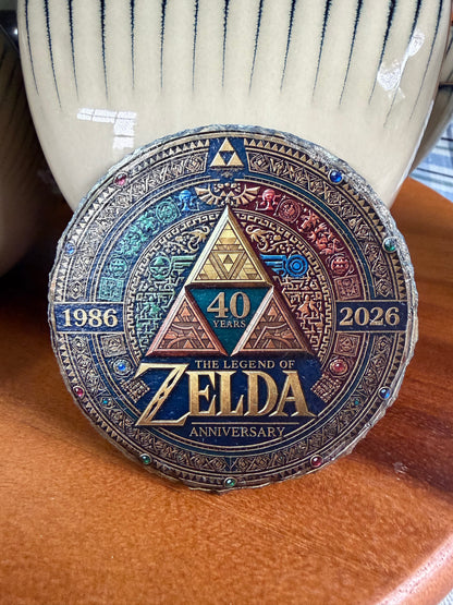 Adventurer's Legacy Slate Coaster Set — 40 Years of Legend