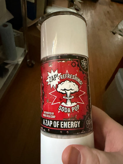 Nuka-Cola 20oz Tumbler | Retro Bottle Cap Design
