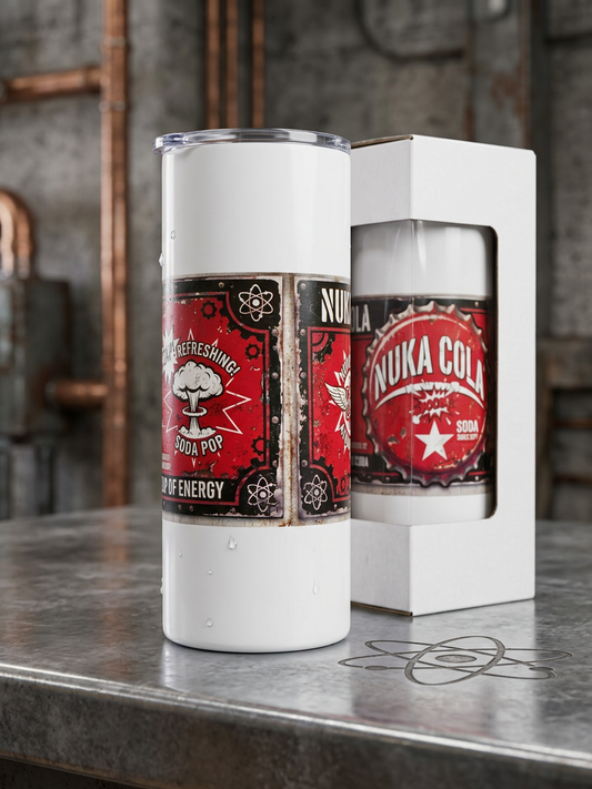 Nuka-Cola 20oz Tumbler | Retro Bottle Cap Design