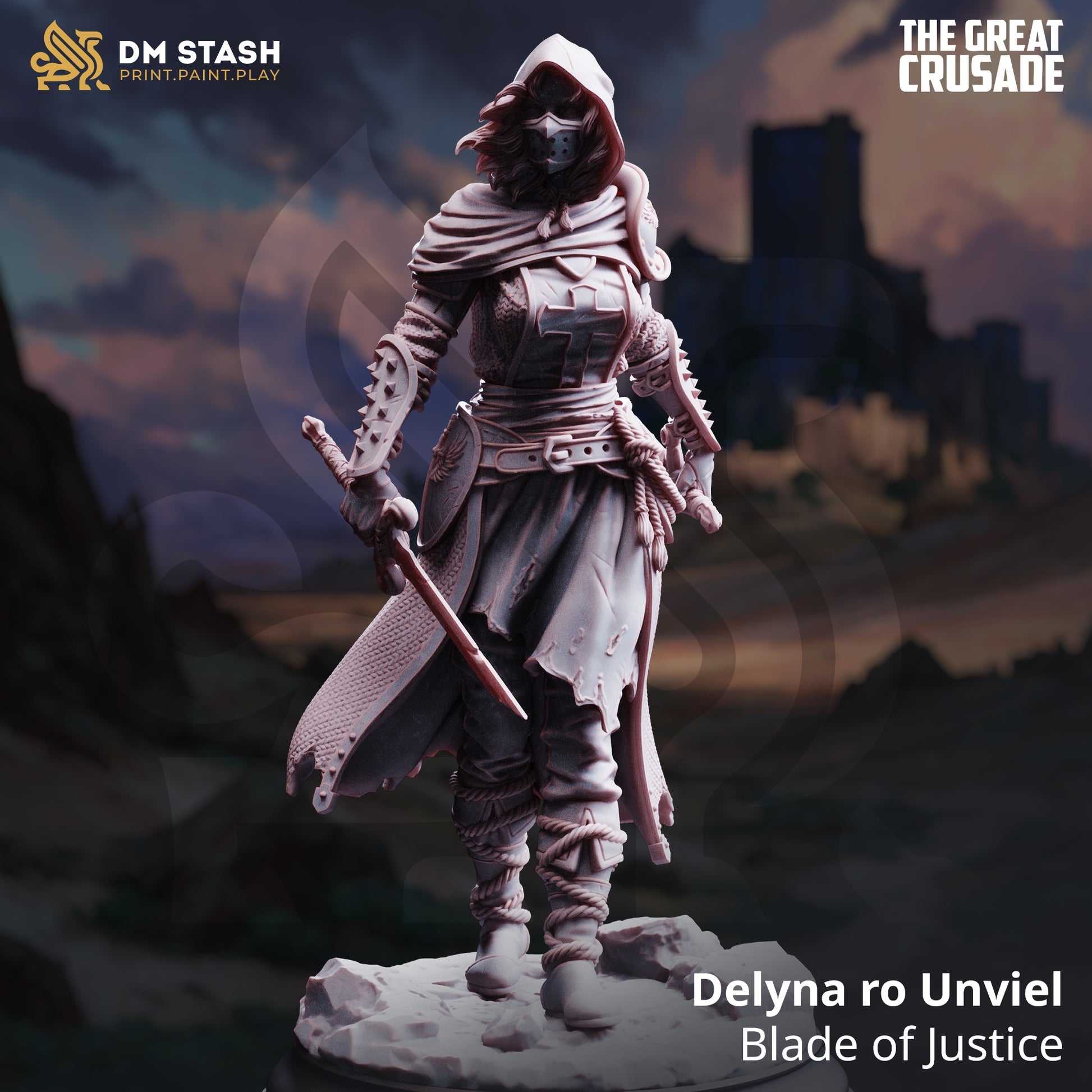 The Great Crusade - Divine Gambit Part 1 D&D 5e campaign miniature bundle