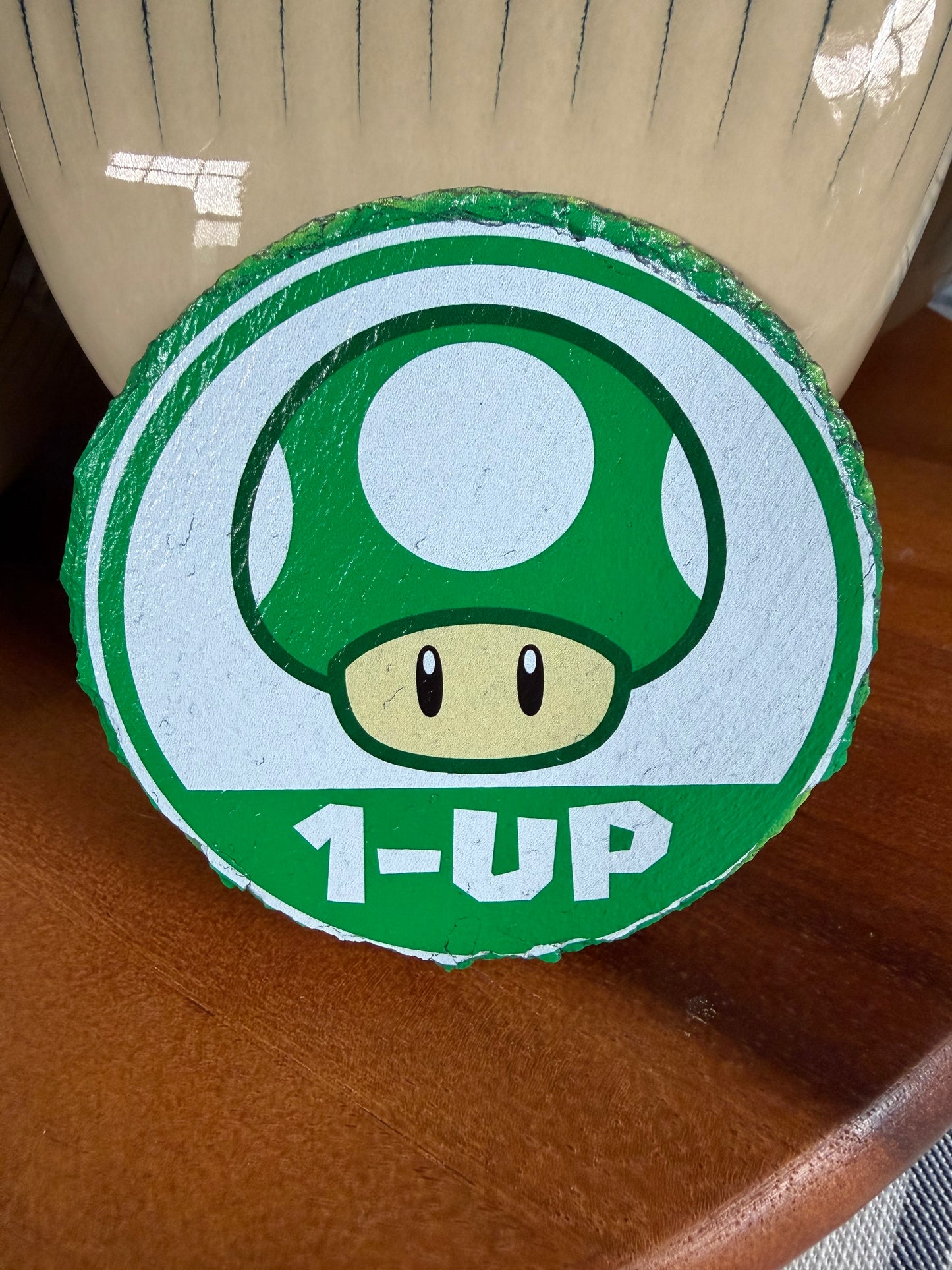 Retro Power-Up Slate Coaster Set