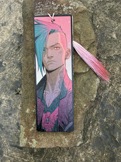 Cyberpunk Wood Bookmark Set – Bundle of 4 (Set B)