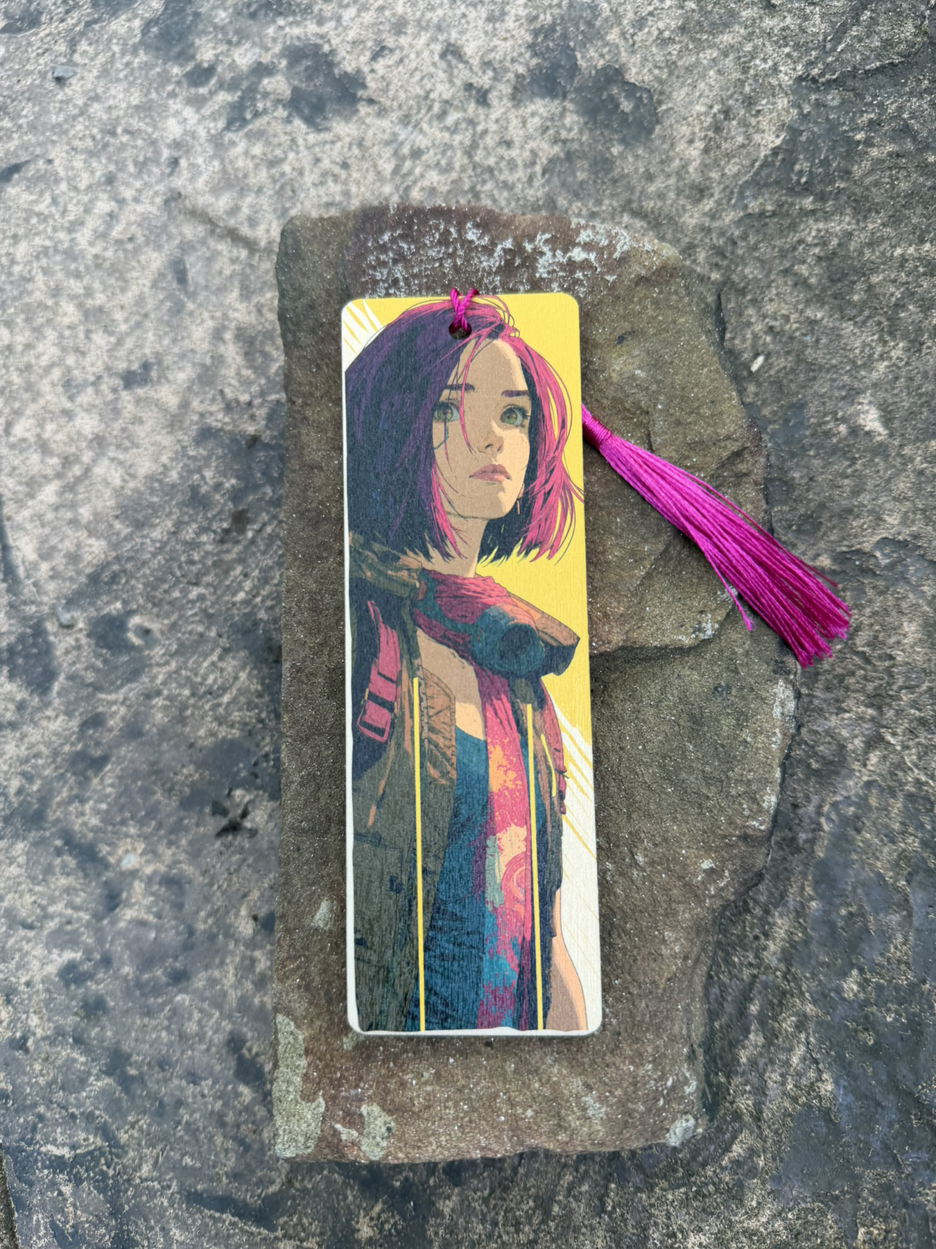 Cyberpunk Wood Bookmark Set – Bundle of 4 (Set B)
