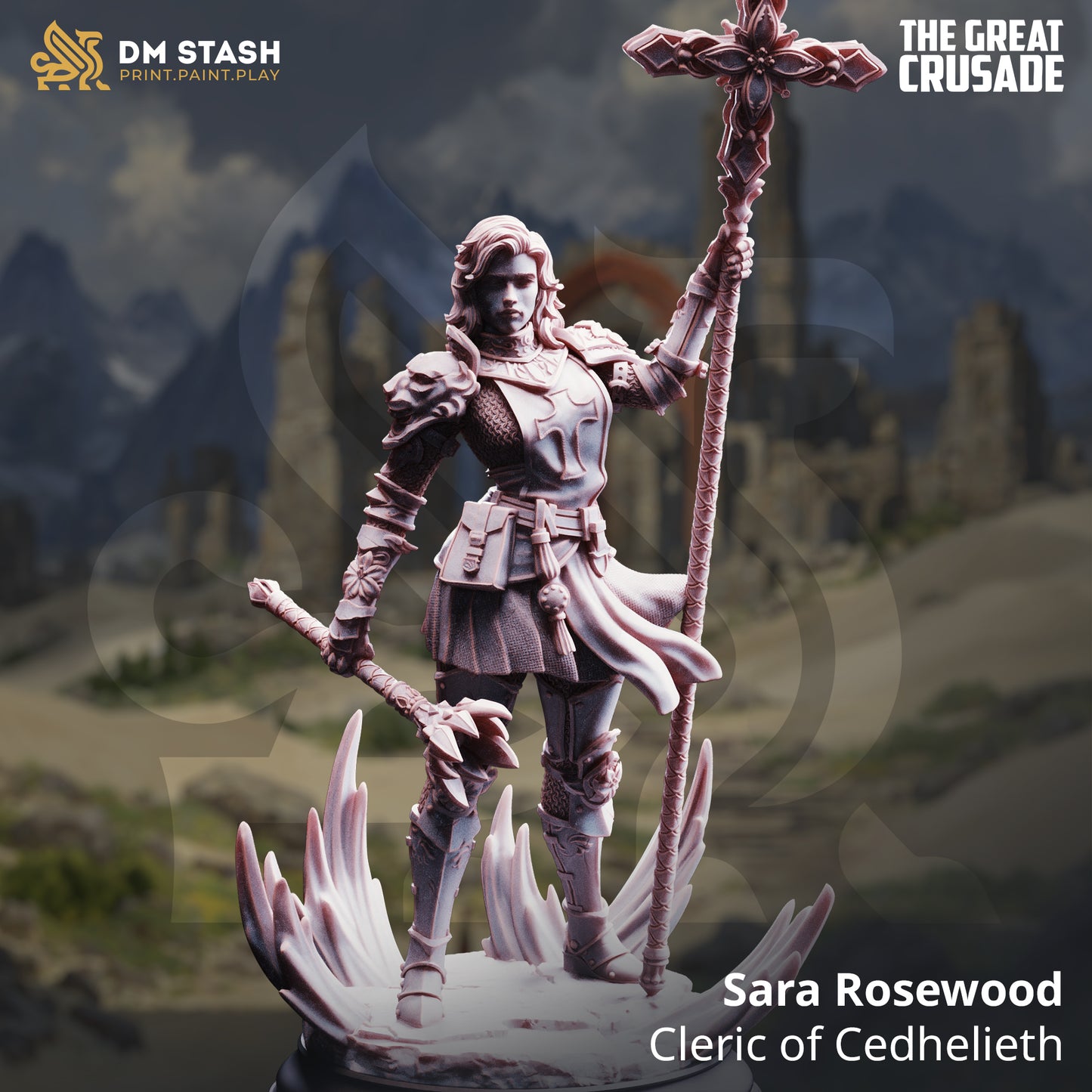 The Great Crusade - Divine Gambit Part 1 D&D 5e campaign miniature bundle