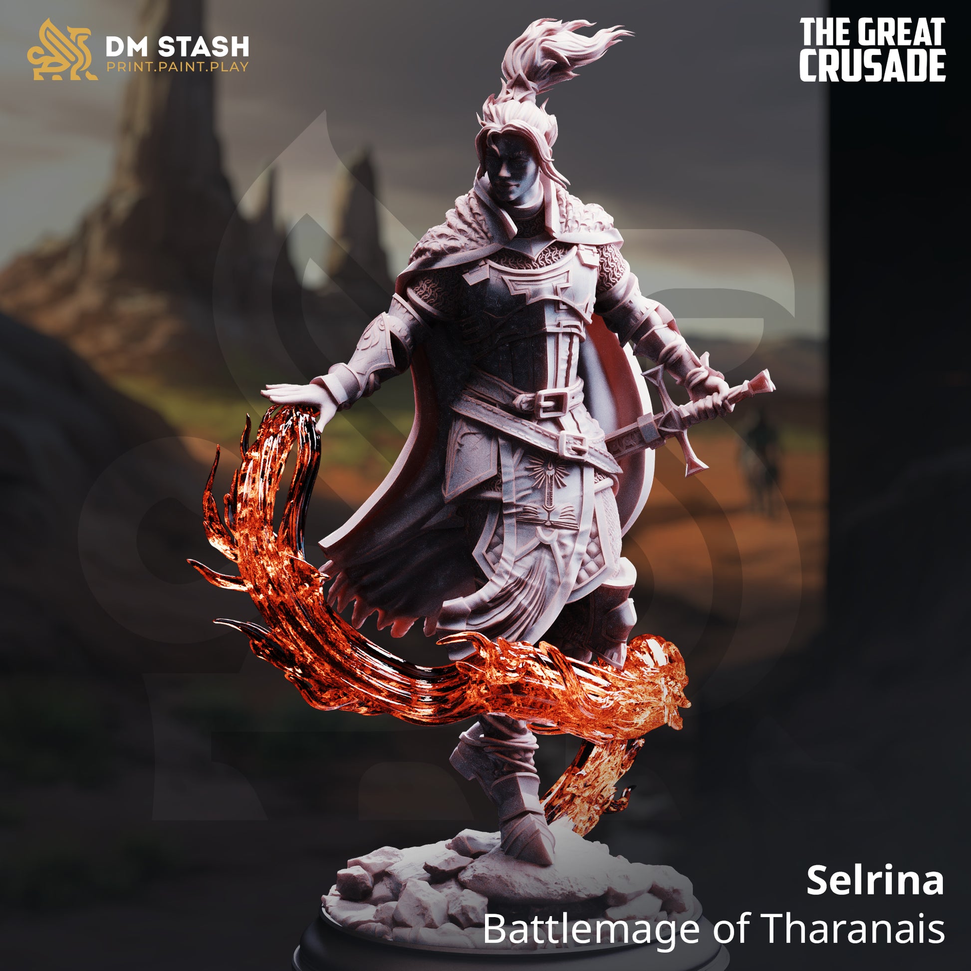 The Great Crusade - Divine Gambit Part 1 D&D 5e campaign miniature bundle