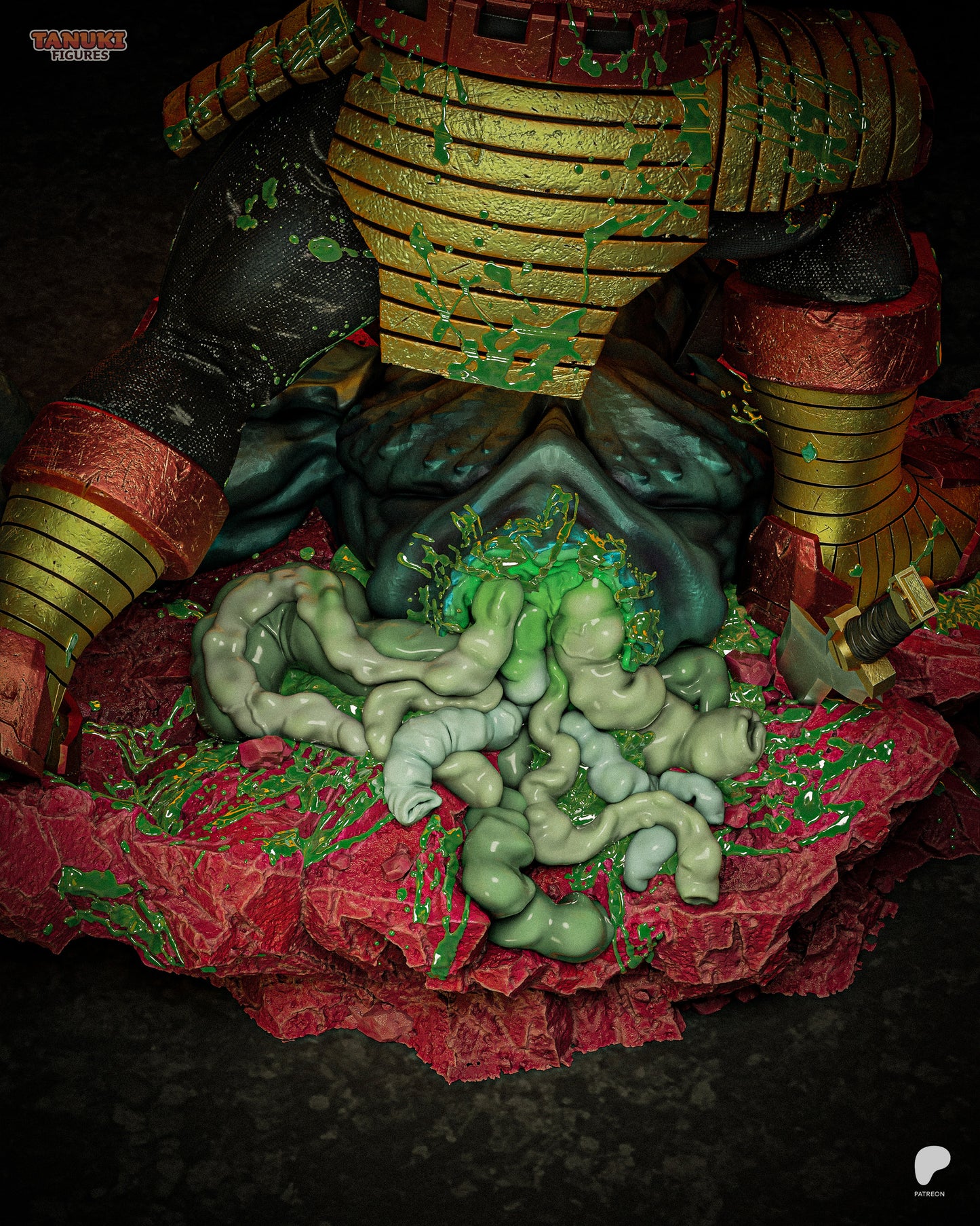 Battle Beast Invincible inspired 3D printed resin statue