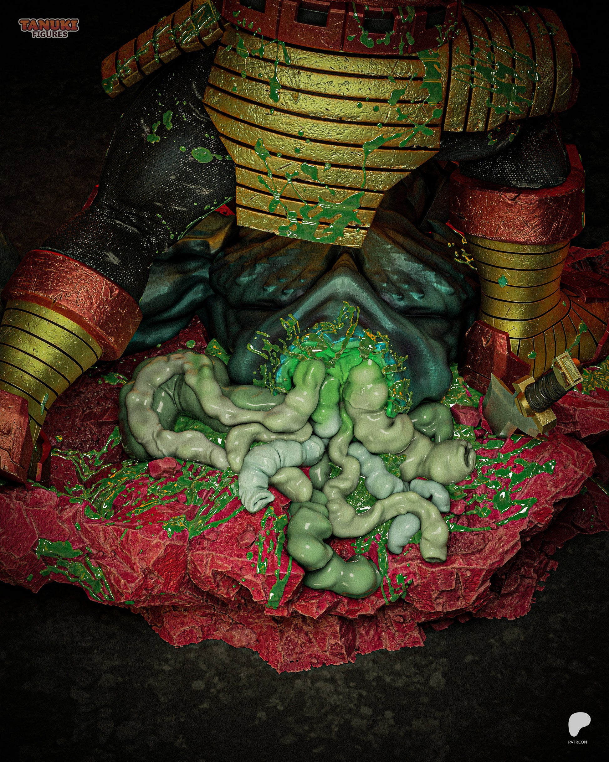 Battle Beast Invincible inspired 3D printed resin statue