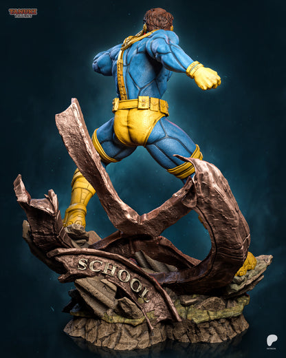 Cyclops X-Men inspired 3D printed resin statue
