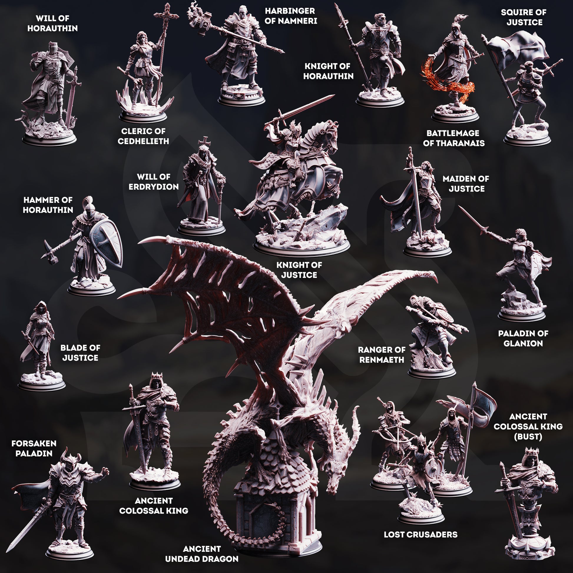 The Great Crusade - Divine Gambit Part 1 D&D 5e campaign miniature bundle
