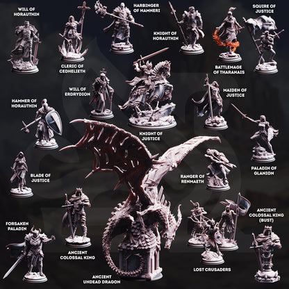 The Great Crusade - Divine Gambit Part 1 D&D 5e campaign miniature bundle
