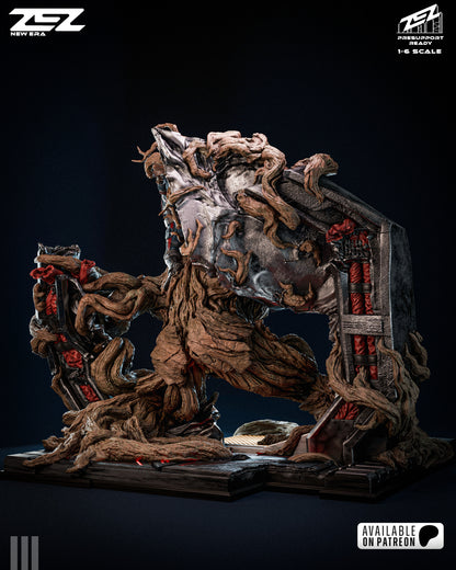 Groot and Rocket 3D printed resin statue action pose