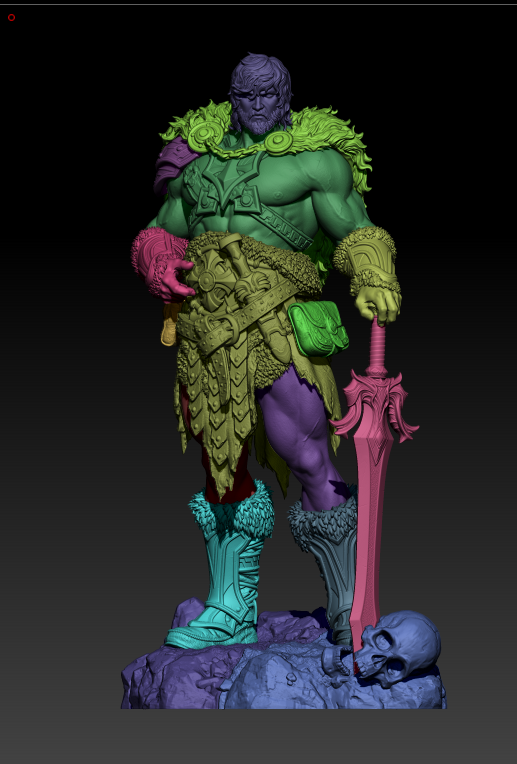 He-Man Masters of the Universe 3D printed resin statue