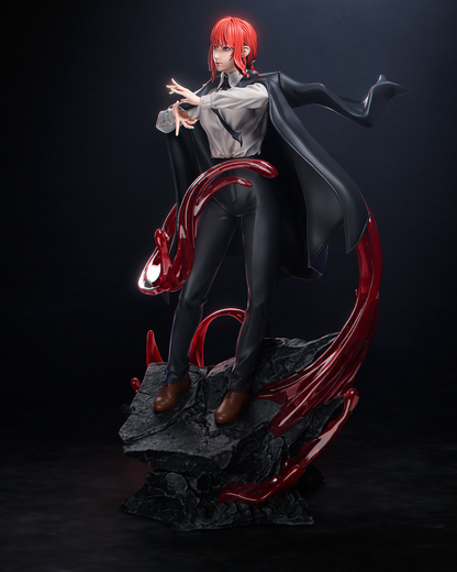Makima Chainsaw Man inspired 3D printed resin statue