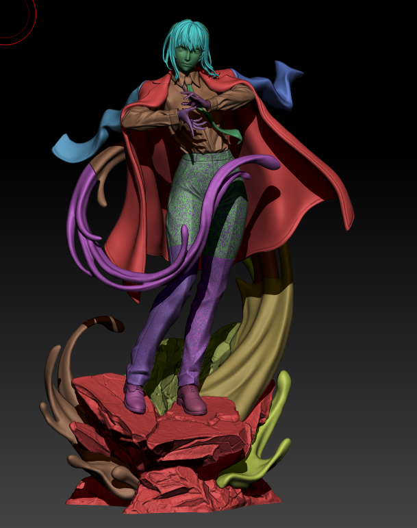 Makima Chainsaw Man inspired 3D printed resin statue