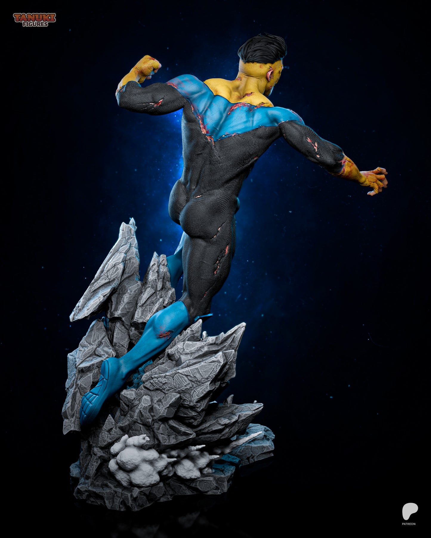 Mark Grayson Invincible inspired 3D printed resin statue