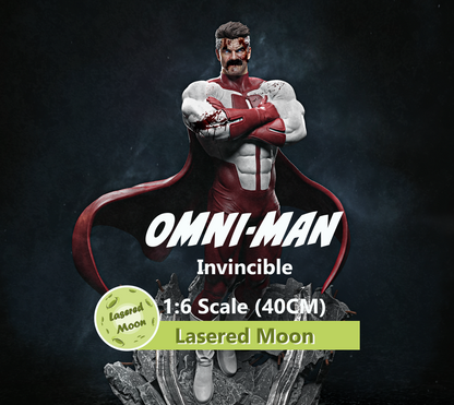 Omni-Man Invincible inspired 3D printed resin statue