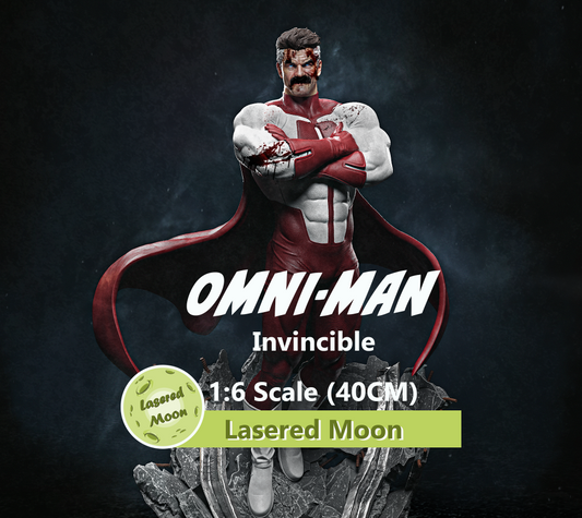 Omni-Man Invincible inspired 3D printed resin statue