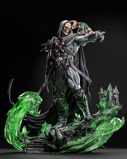 Skeletor Masters of the Universe inspired 3D printed resin statue