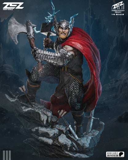 Thor superhero resin collectible unpainted kit