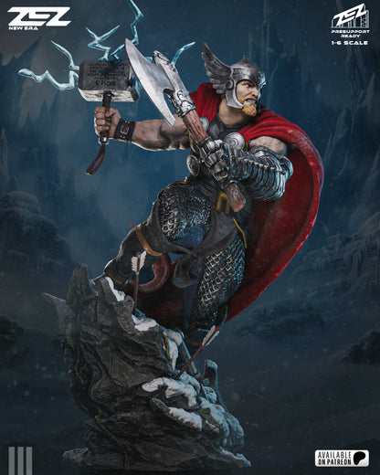 Thor superhero resin collectible unpainted kit